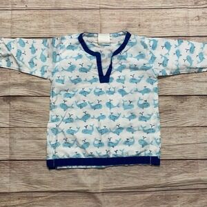 Pottery Barn Kids Whale Tunic Coverup 6-12 Months